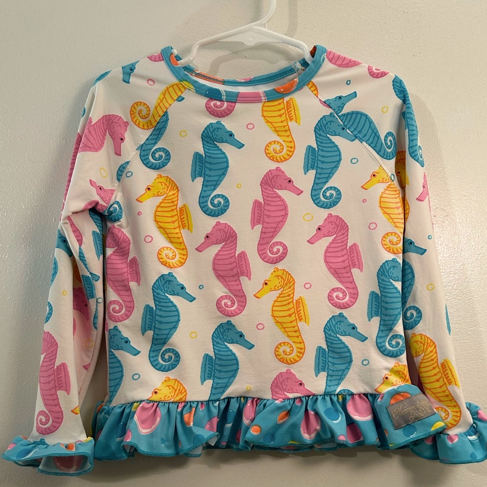 Eleanore Rose Girls Swim Top